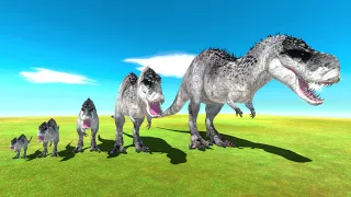 The Dinosaurs Grew And Saved Themselves - Animal Revolt Battle Simulator