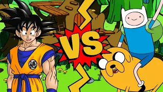 M.U.G.E.N. Battles | Goku vs Finn/Jake | Dragon Ball Z vs Adventure Time