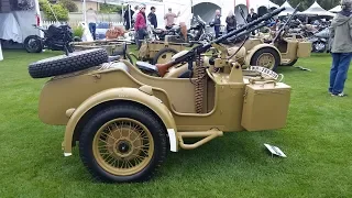 1942 BMW R75 with Sidecar, WWII Wehrmacht, German Military Motorcycle,  Afrika Korps