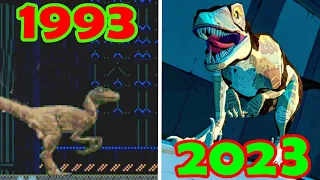 Evolution of Jurassic Park Games ( 1993-2023 )