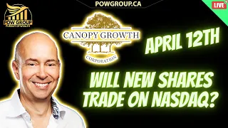 [LIVE] Canopy Growth: Will New Shares Trade On Nasdaq If Exchangeable Share Vote Gets Approved?