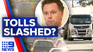 Calls for toll charges to be slashed as loud trucks congest suburbs | 9 News Australia