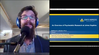 PsyTech Summit: An Overview of Johns Hopkins Psychedelic Research Matthew W  Johnson, Ph D  with Q&A