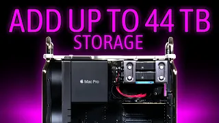 How To Upgrade Storage In 2019 Mac Pro - Add up to 44TB of Storage!
