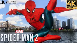 Marvel's Spider-Man 2 PS5 - No Way Home Suit Free Roam Gameplay (4K 60FPS)