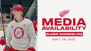 Elmer Soderblom ahead of Chicago vs. Detroit