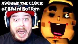 I DON'T WANNA BE A GOOFY GOOBER!! | Around the Clock at Bikini Bottom (Part 10)