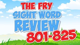 Fry Sight Word Review | 801-825 | Jack Hartmann