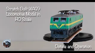 HO Scale Indian Railways WAG-9 Electric Locomotive - Detailing, Sound and Operation