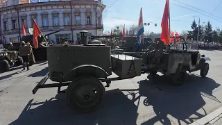 9.05.24 Томск .Едем на парад в честь дня победы (1 часть)
