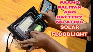 Paano Palitan ang Battery ng Solar Floodlight