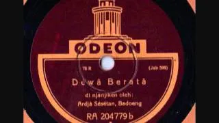 Ardja Sesetan  Dewa Berata Odeon 204779 Badoeng Bali 78 rpm