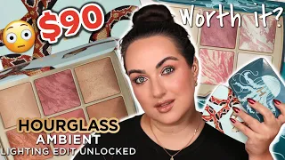 HOURGLASS AMBIENT LIGHTING EDIT UNLOCKED PALETTES! JELLYFISH & SNAKE PALETTE REVIEW + COMPARISONS!
