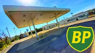 ABANDONED BP GAS STATION with CREEPY CAR WASH