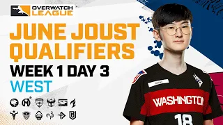 Overwatch League 2021 Season | June Joust Qualifiers | Week 1 Day 3 — West