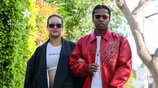 Rihanna & ASAP Rocky Step Out After Their Baby's Name Is Revealed To Be RZA