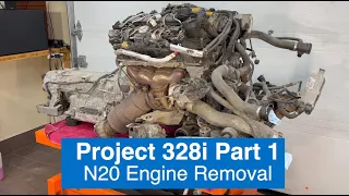 Seized N20 Engine Removal - Project 328i Part 1