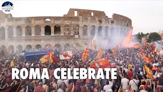 'It's fantastic!' Mourinho emotional as Roma parade ECL trophy in front of thousands of fans