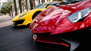 Lamborghini Aventador SV vs Ferrari 488 Pista