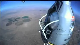 Uzaydan Atlayan dayı Felix Baumgartners supersonic freefall from 128k   Mission Highlights