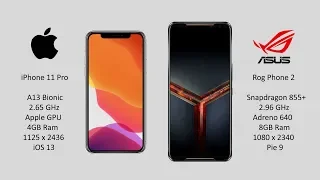 iPhone 11 Pro vs Asus Rog Phone 2: Antutu Benchmark Comparison