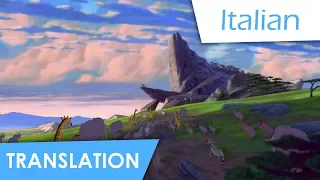 Circle of Life (Italian) Lyrics & Translation