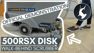 Hammerhead® 500RSX Walk-Behind Floor Scrubber Demo