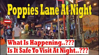 How Is Poppies Lane At Night..?? Is Is Safe To Visit..?? Poppies Lane Kuta Bali Update