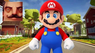 Hello Neighbor - New Neighbor Mario Final History Gameplay Walkthrough