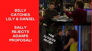 RECAP Nov 22nd 2022 | The Young & The Restless | ADAM SHOWS UP DRUNK & ASHLEY AND DIANE FACEOFF!