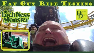 Loch Ness Monster  - Fat Guy Ride Testing at Busch Gardens Williamsburg