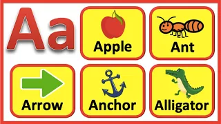 Alphabet vocabulary A-Z 😀 | Learn words with pictures | ABC VOCABULARY