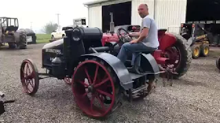 Hostetler Farmall Auction - Lot #12 - 1922 International 8-16 - Video 2