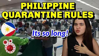 PHILIPPINE QUARANTINE RULES: 7 or 21 days? HOW MANY DAYS is the QUARANTINE PERIOD?TRAVEL UPDATE 2021