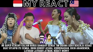 SUARANYA SUPER KEREN! REACTION - LYODRA INDONESIA PUSAKA