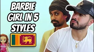 🇱🇰 Sandaru Sathsara - Barbie Girl in 5 Styles (FIRST TIME British Reaction to Sri Lankan Music)