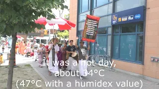 Harinama in Ottawa. Canada day-2018.