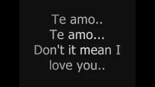 Rihanna - Te Amo Lyrics