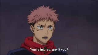 jujutsu kaisen episode 11 clip nanami tells yuji what could happen on the job.