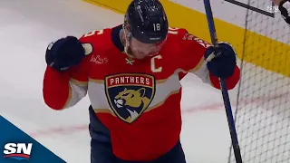 Panthers' Aleksander Barkov Buries Home Loose Puck To Take Lead In Game 2