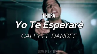 Cali y el Dandee - Yo Te Esperaré (letra)[1HORA]