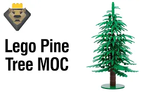 LEGO Pine Tree MOC & Tutorial