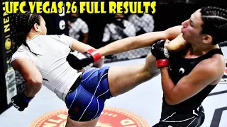 UFC VEGAS 26 FULL CARD RESULTS