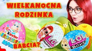 WIELKANOCNA RODZINKA LOL SURPRISE 🐇 Hairvibes Chłopaki Boys Lils 👨‍👩‍👧‍👧 miss Aga