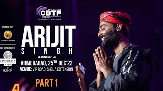 Arijit Singh Live in Ahmedabad | Last night  (25/12/2022) GLIMPSES | GYPSY EVENTS | Part 1