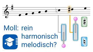 Moll: rein, harmonisch oder melodisch – Tonarten und Tonleitern, Folge 6