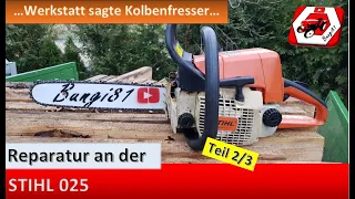 Die dreckigste Säge der Welt? Neue Wellendichtringe für die Stihl 025 | Teil 2/3