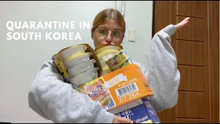 QUARANTINED in South Korea | 14 days | Food from government | Tracking app