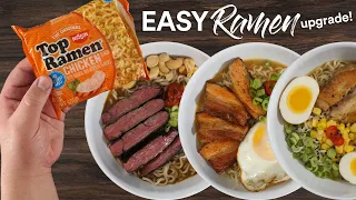 Instant Ramen HACKS Upgrade using sous vide recipes!