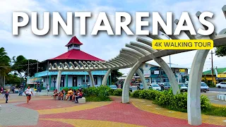 Puntarenas, Costa Rica 🇨🇷 - Exploring Paseo de los Turistas on a cloudy day - 4K Walking Tour